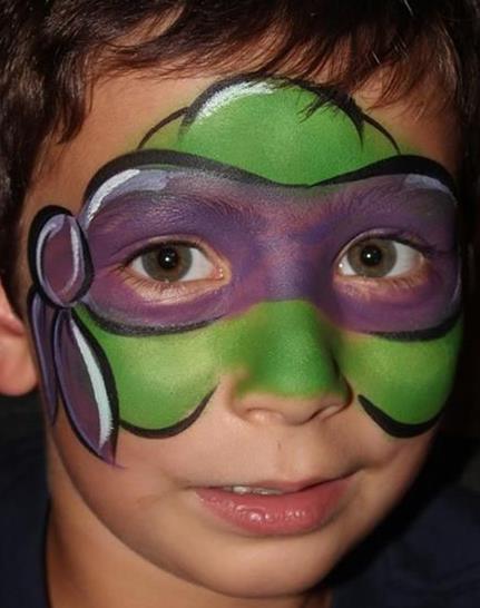 431x546 Facepainting - Ninja Turtle Face Painting
