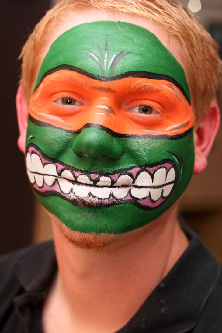 730x1095 Ninja Turtle - Ninja Turtle Face Painting