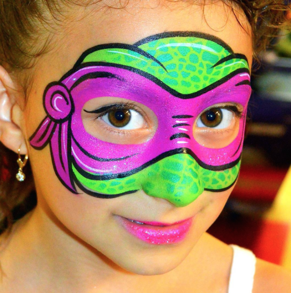 Ninja Turtle Face Painting at Explore collection