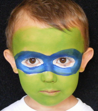 342x390 Face Painting Ninja Turtle Visit Our Website - Ninja Turtle Face Painting