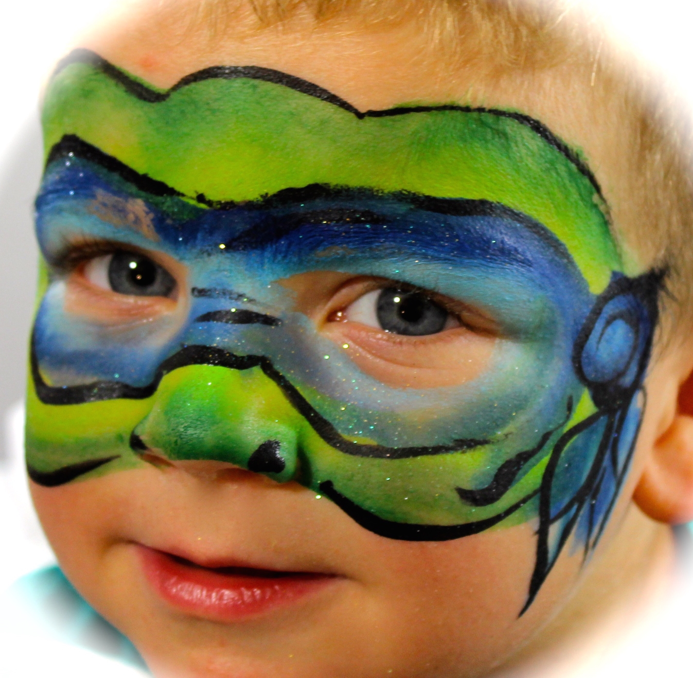 1347x1318 Ninja Turtle Face Painting - Ninja Turtle Painting