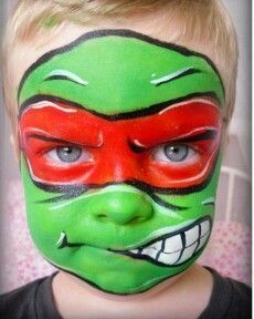 230x288 Ninja Turtle Face Painting For Kids - Ninja Turtle Painting