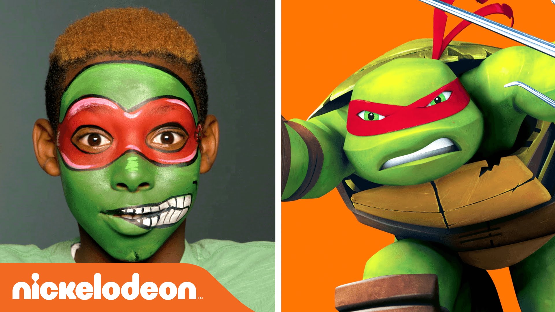 1920x1080 Happy Halloween Raphael Face Painting Teenage Mutant Ninja - Ninja Turtle Painting