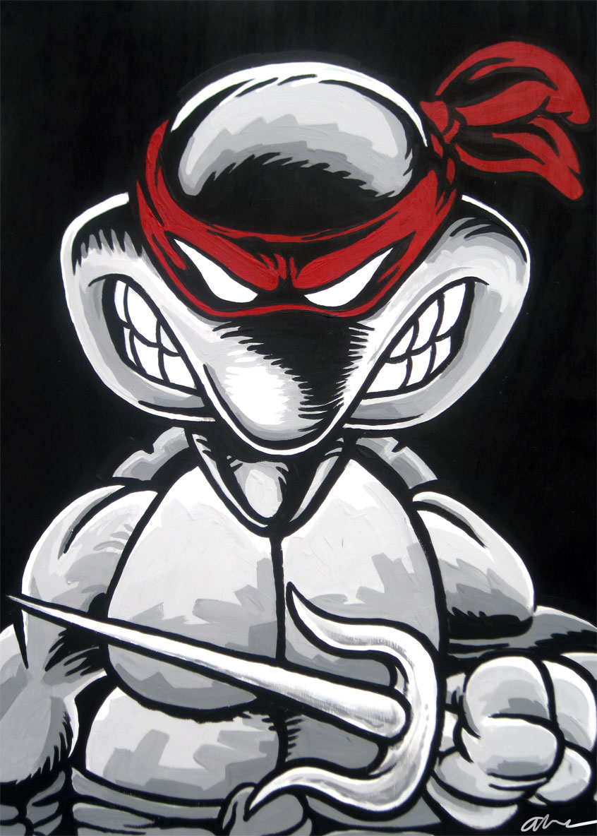 846x1184 Image - Ninja Turtle Painting