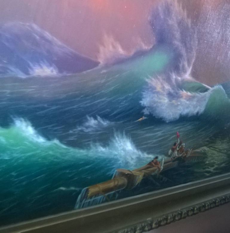 770x781 Saatchi Art A Qualitative Reproduction Of The Painting The Ninth - Ninth Wave Painting