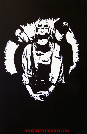 292x450 Nirvana Painting - Nirvana Painting