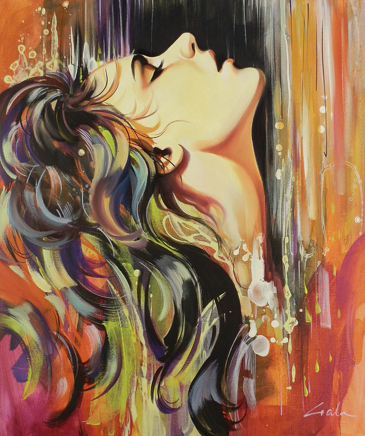 752x900 Nirvana Painting By Galya Bukova - Nirvana Painting