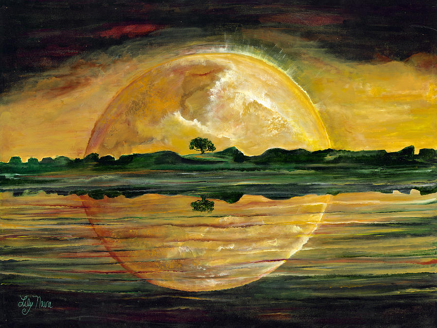 900x675 Nirvana Painting By Lily Nava - Nirvana Painting