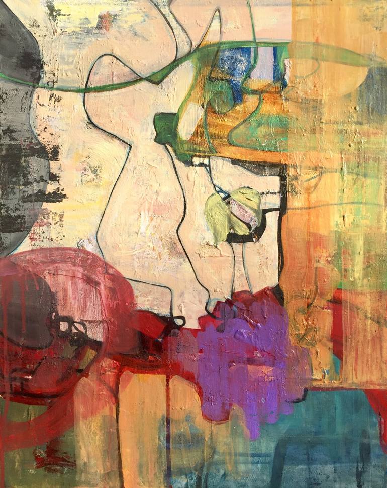 770x971 Saatchi Art Travel To Nirvana Painting By Joanna Hillhouse - Nirvana Painting