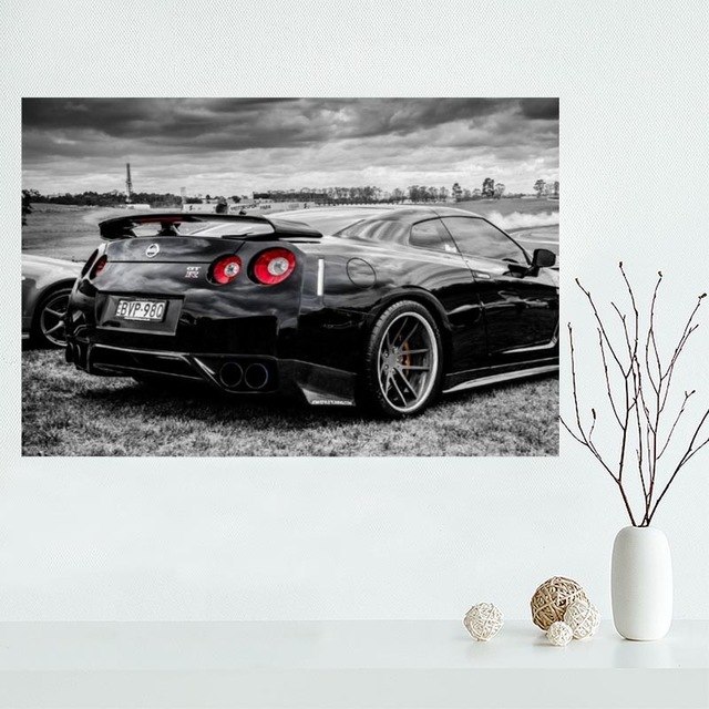 640x640 Nissan Skyline Gt R Canvas Poster Custom Canvas Painting Poster - Nissan Gtr Painting