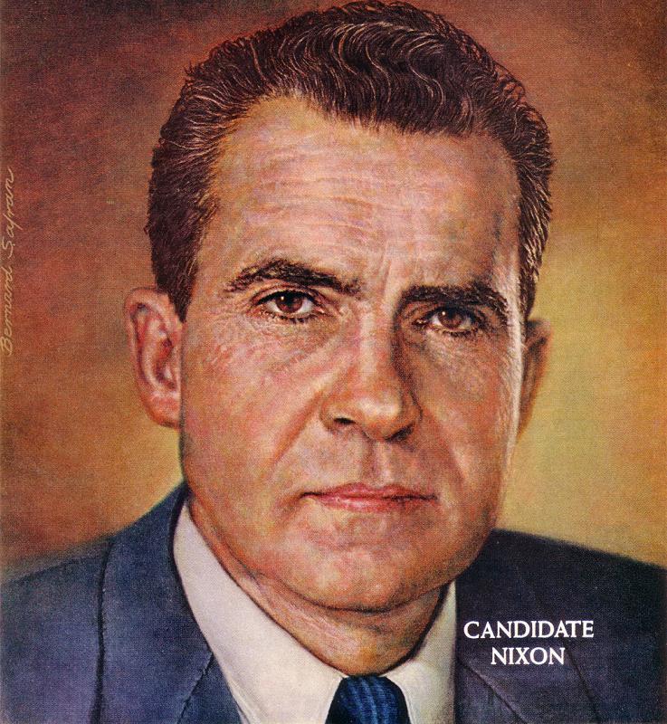 737x800 Portrait Of Richard M. Nixon - Nixon Painting