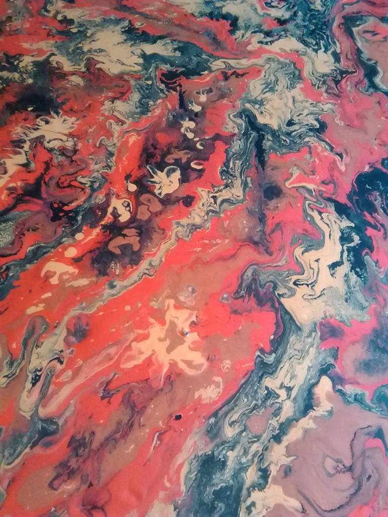 770x1027 Saatchi Art Lava Flow Painting By David Nixon - Nixon Painting