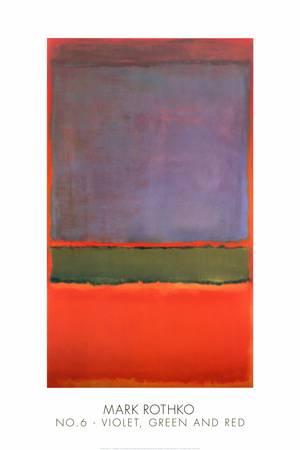 300x450 No. 6 (Violet, Green And Red), 1951 Art Print By Mark Rothko - No Painting