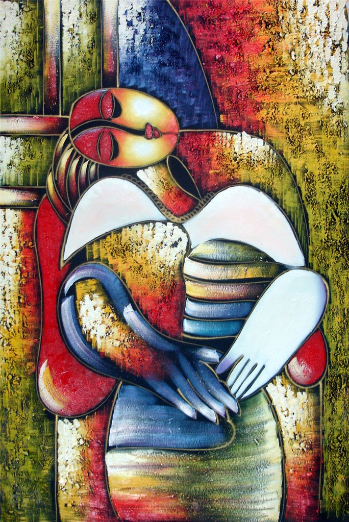 684x1023 Abstract,girl,picasa,no.1,oil Painting - No Painting