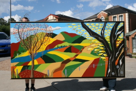 448x299 Abstract Painting Process Used Ido Art Karen Robinson - No Painting