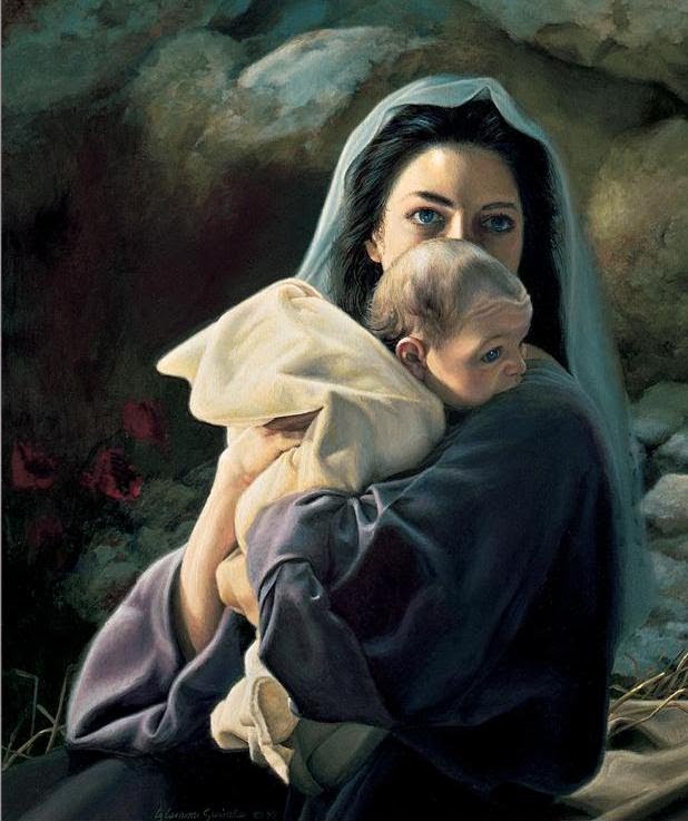 618x737 Megan Lewis No Room - No Room At The Inn Painting