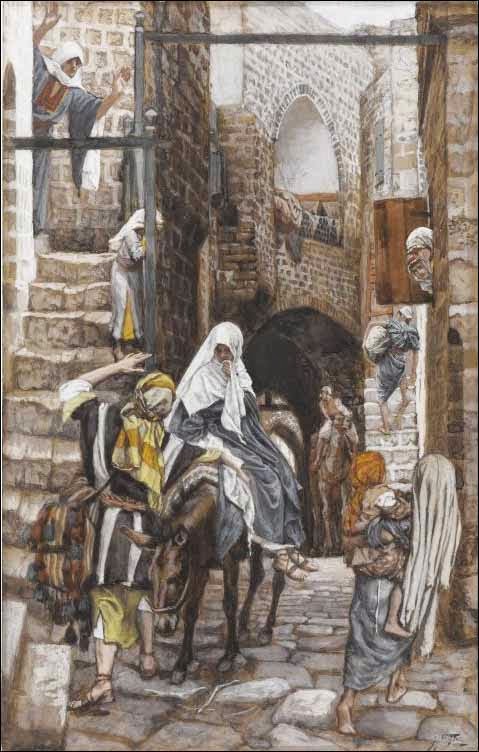 479x752 New Testament Thoughts No Room In The Inn - No Room At The Inn Painting