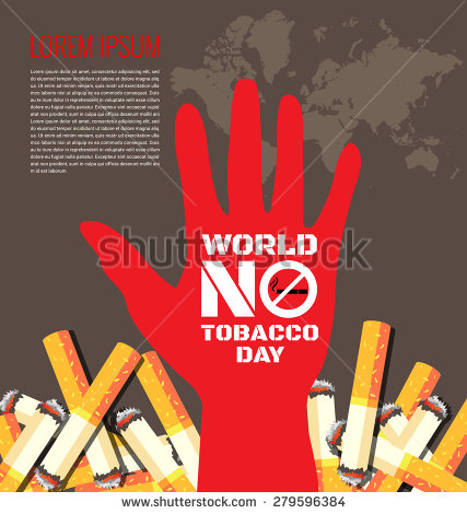 427x470 30 Wonderful World No Tobacco Day Greeting Pictures And Photos - No Smoking Painting