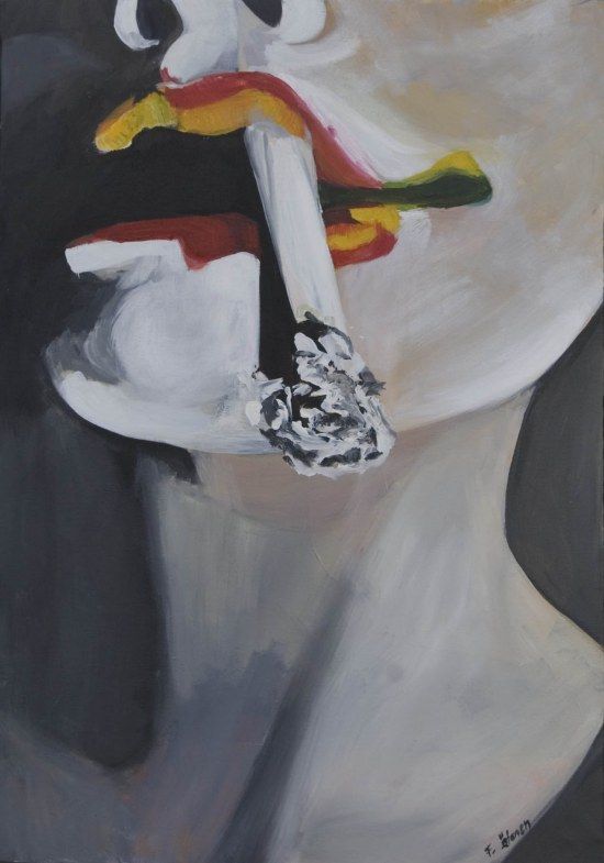 550x785 Painting For Sale - No Smoking Painting