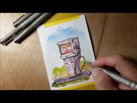 480x360 Watercolour Painting - No Smoking Painting