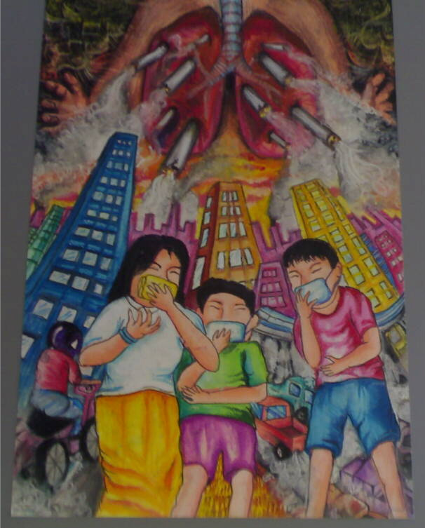606x753 Paintings On No Smoking Campaign Inner Core - No Smoking Painting