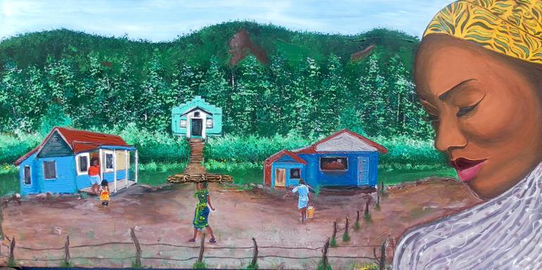 770x383 Saatchi Art No Woman No Cry Painting By Mark James - No Woman No Cry Painting