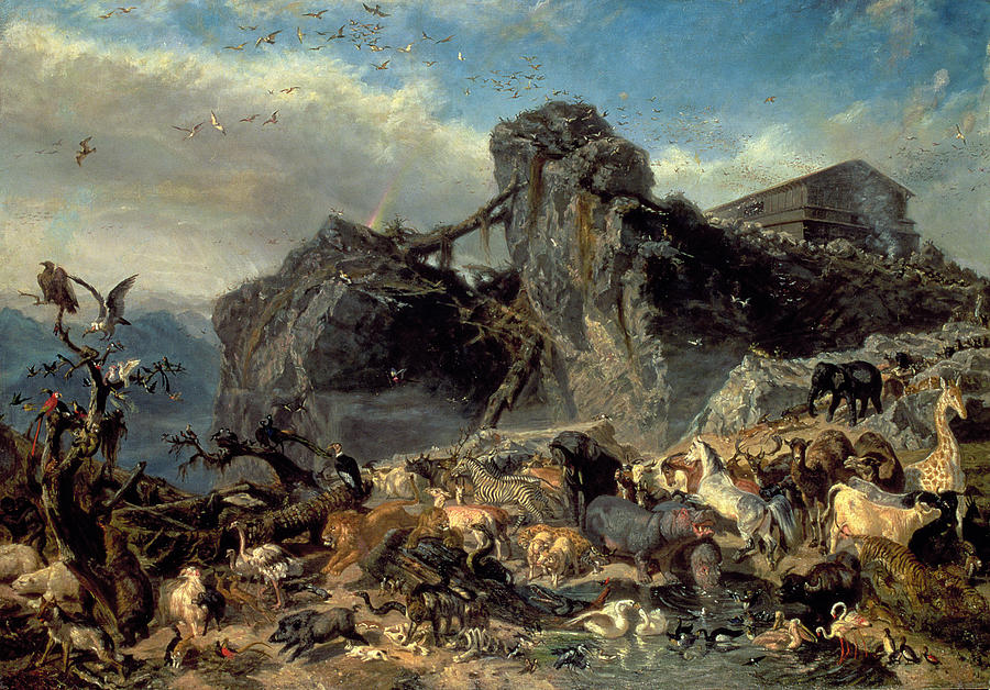 900x628 Noahs Ark Paintings Fine Art America - Noah And The Ark Painting