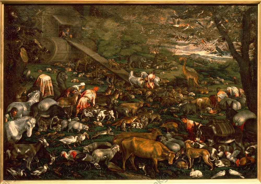 1000x707 Akg Images - Noah And The Ark Painting