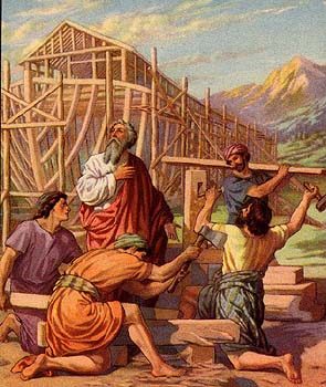 295x350 Garden Of Praise Noah Bible Story - Noah From The Bible Painting