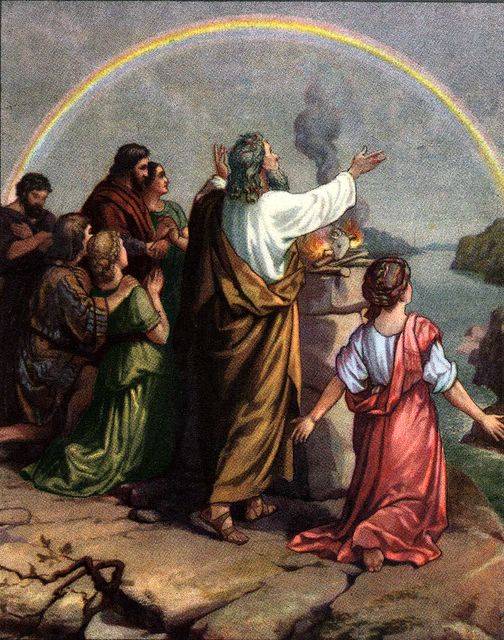 504x640 Garden Of Praise Noah's Wife Bible Story - Noah From The Bible Painting