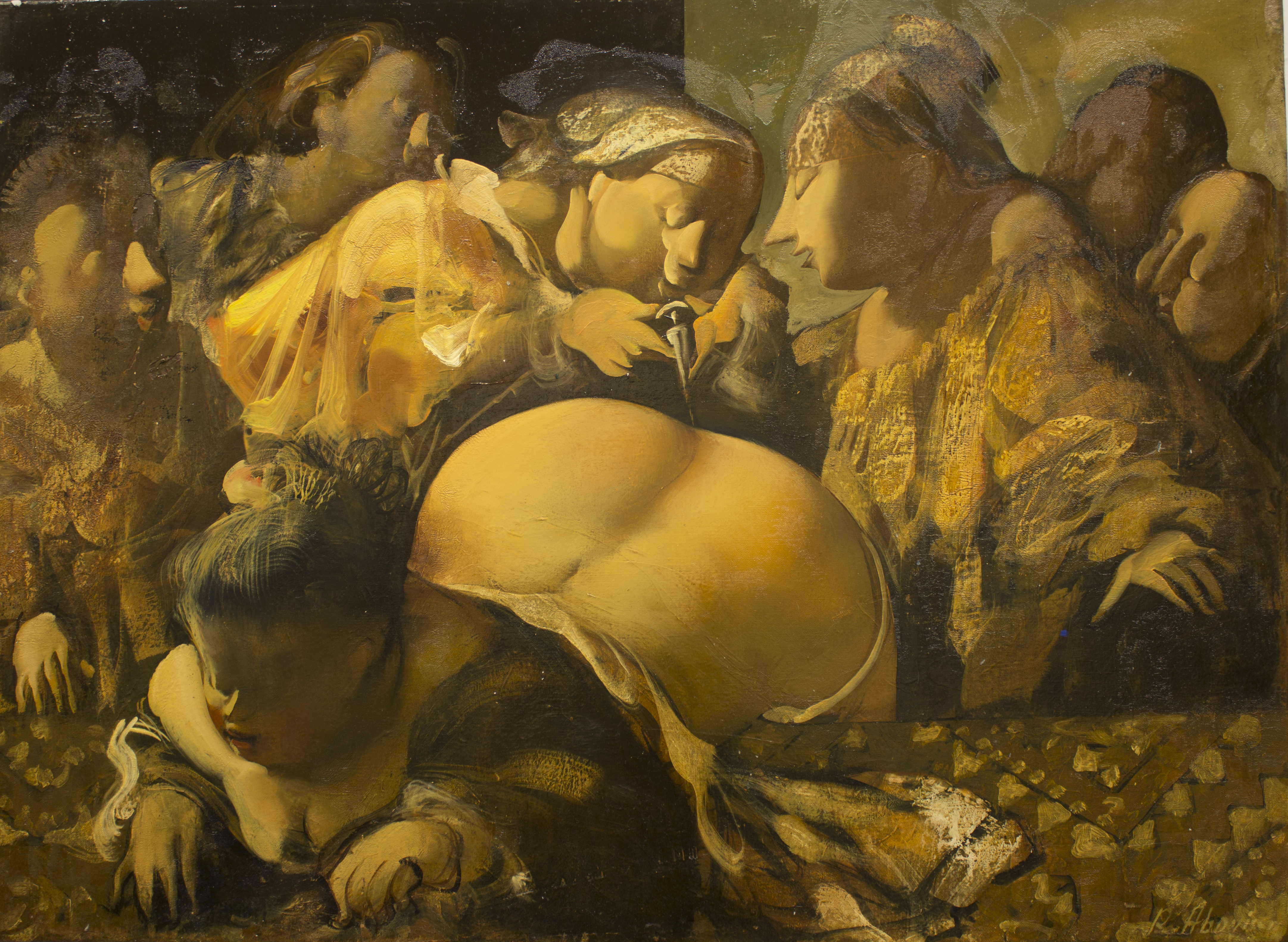 4326x3163 Ruben Abovian - Noahs Ark Painting