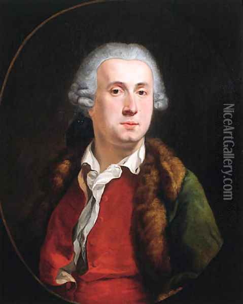 479x600 Portrait Of A Nobleman Oil Painting Reproduction By Pompeo - Nobleman Painting