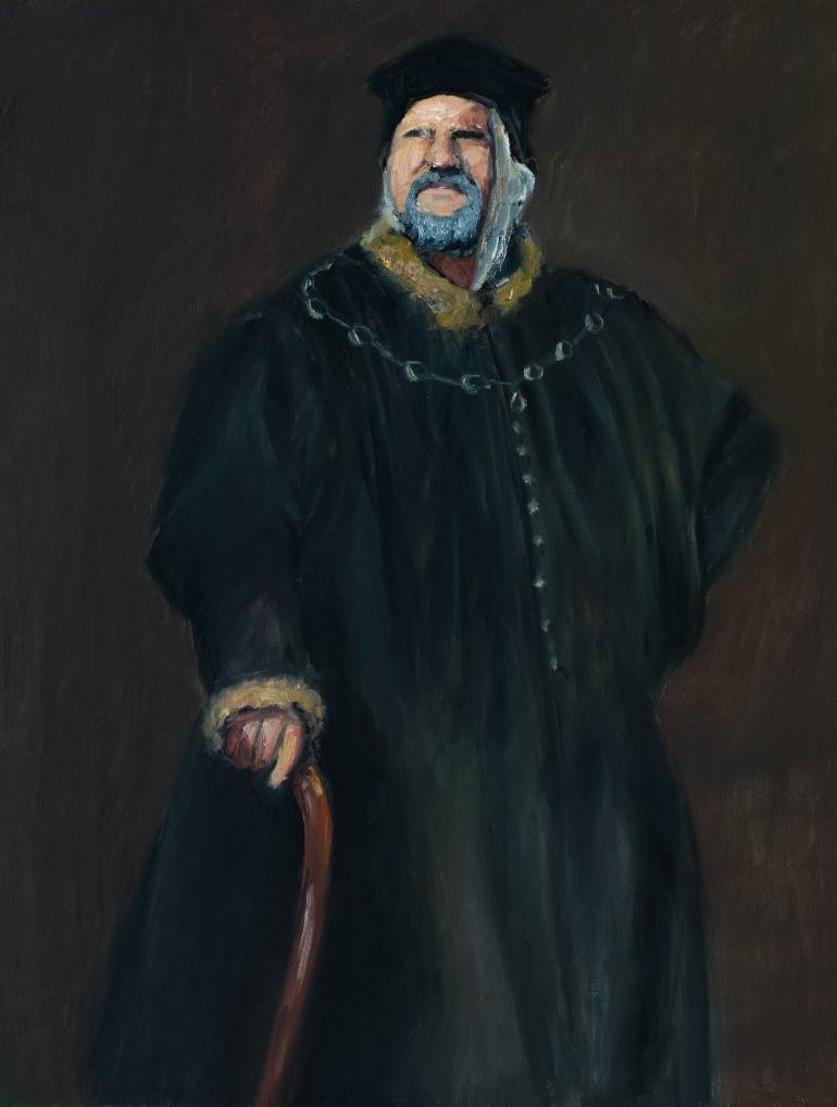 770x1019 Saatchi Art Nobleman Painting By Sara Gershbein - Nobleman Painting
