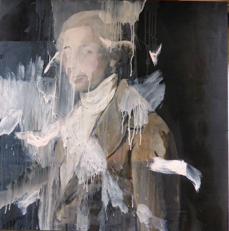 770x778 Saatchi Art The Nobleman Painting By Irene Van Den Bos - Nobleman Painting