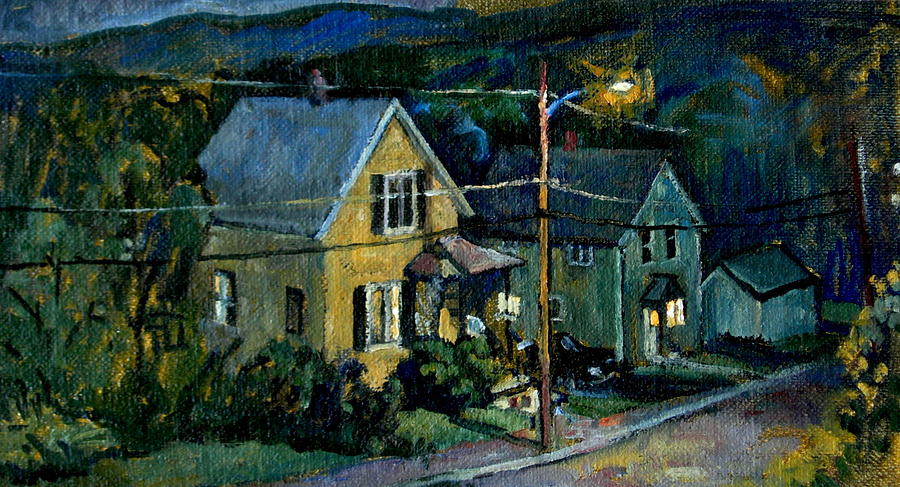 900x487 Summer Nocturne Painting By Thor Wickstrom - Nocturne Painting