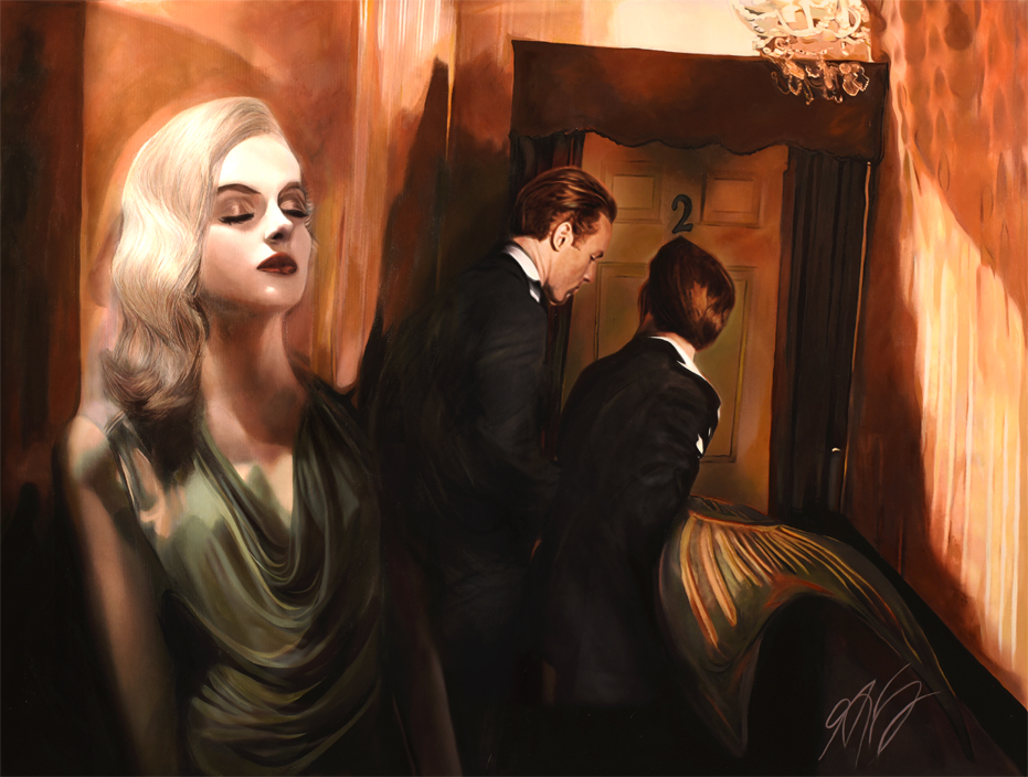 931x704 Paintings American Noir Paintings - Noir Painting