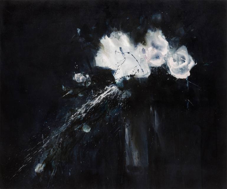 770x641 Saatchi Art Comunion Series After The Wedding Painting By Miroir - Noir Painting
