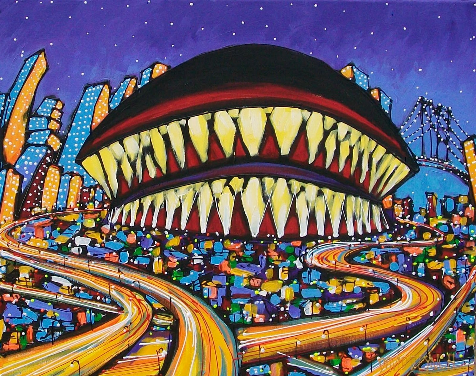 1600x1264 David Lynch Art Nola Paintings - Nola Painting