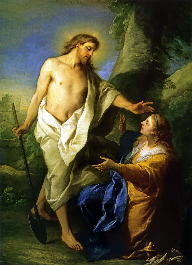 654x900 Noli Me Tangere Painting By Carle Vanloo - Noli Me Tangere Painting