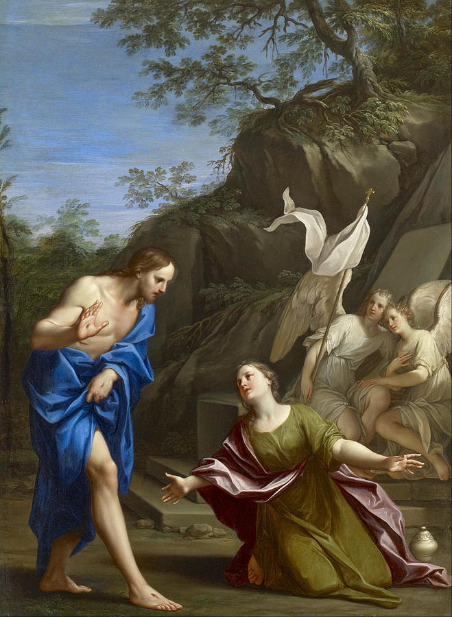 659x900 Noli Me Tangere. Touch Me Not Painting By Marcantonio Franceschini - Noli Me Tangere Painting