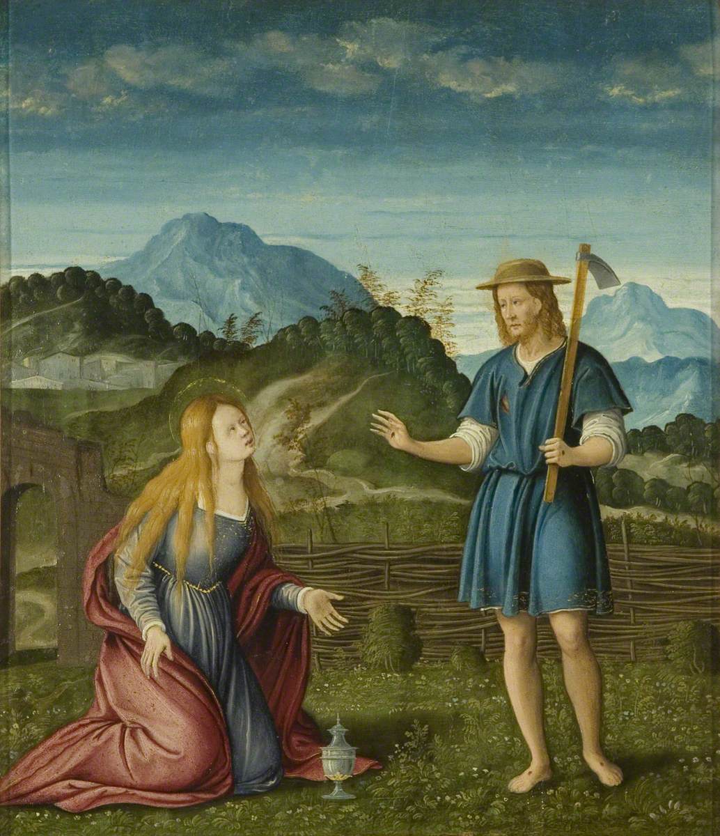 1034x1200 Noli Me Tangere Christ Appearing To The Magdalen Art Uk - Noli Me Tangere Painting