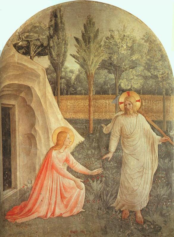 585x799 Noli Me Tangere Fra Angelico 1430 - Noli Me Tangere Painting