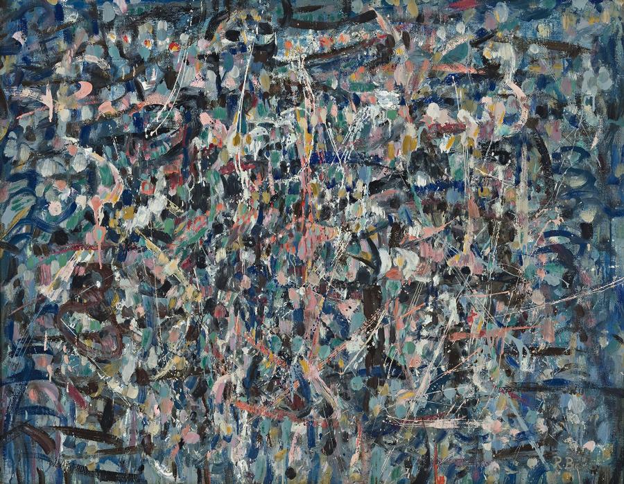 900x699 Non Objective Painting, 1959 Deutscher And Hackett - Non Objective Painting