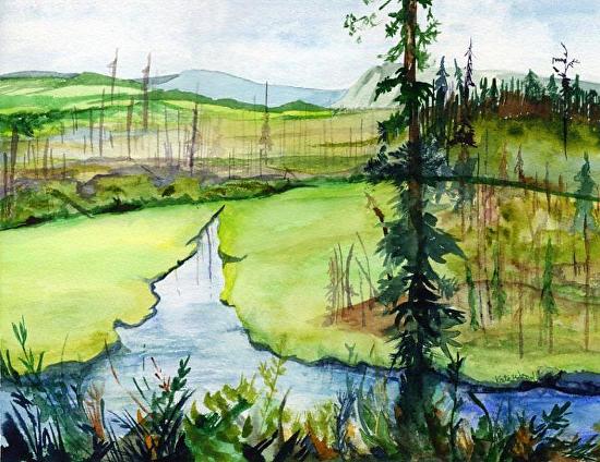 550x424 Featured Artist Kate Wood Artsy Shark - Normal Painting