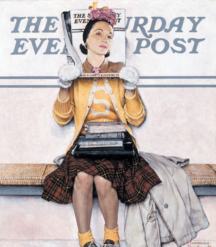 700x800 Rockwell's American Utopia - Norman Rockwell Dentist Painting