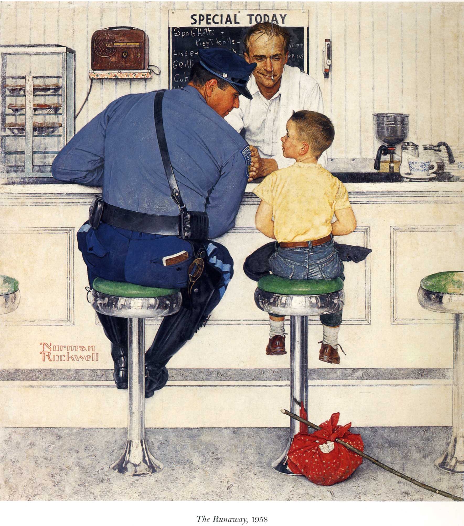 1769x2008 Norman Rockwell - Norman Rockwell Original Painting