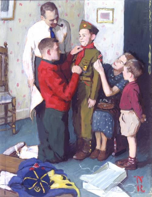 500x647 Norman Rockwell Original Paintings - Norman Rockwell Original Painting Prices