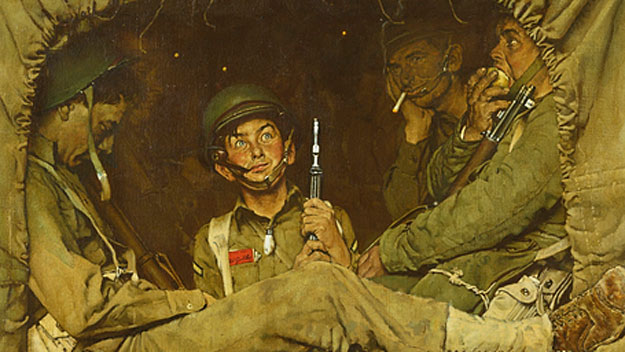 625x352 Norman Rockwell Painting Found At Gardner High School Sold - Norman Rockwell Original Painting Prices