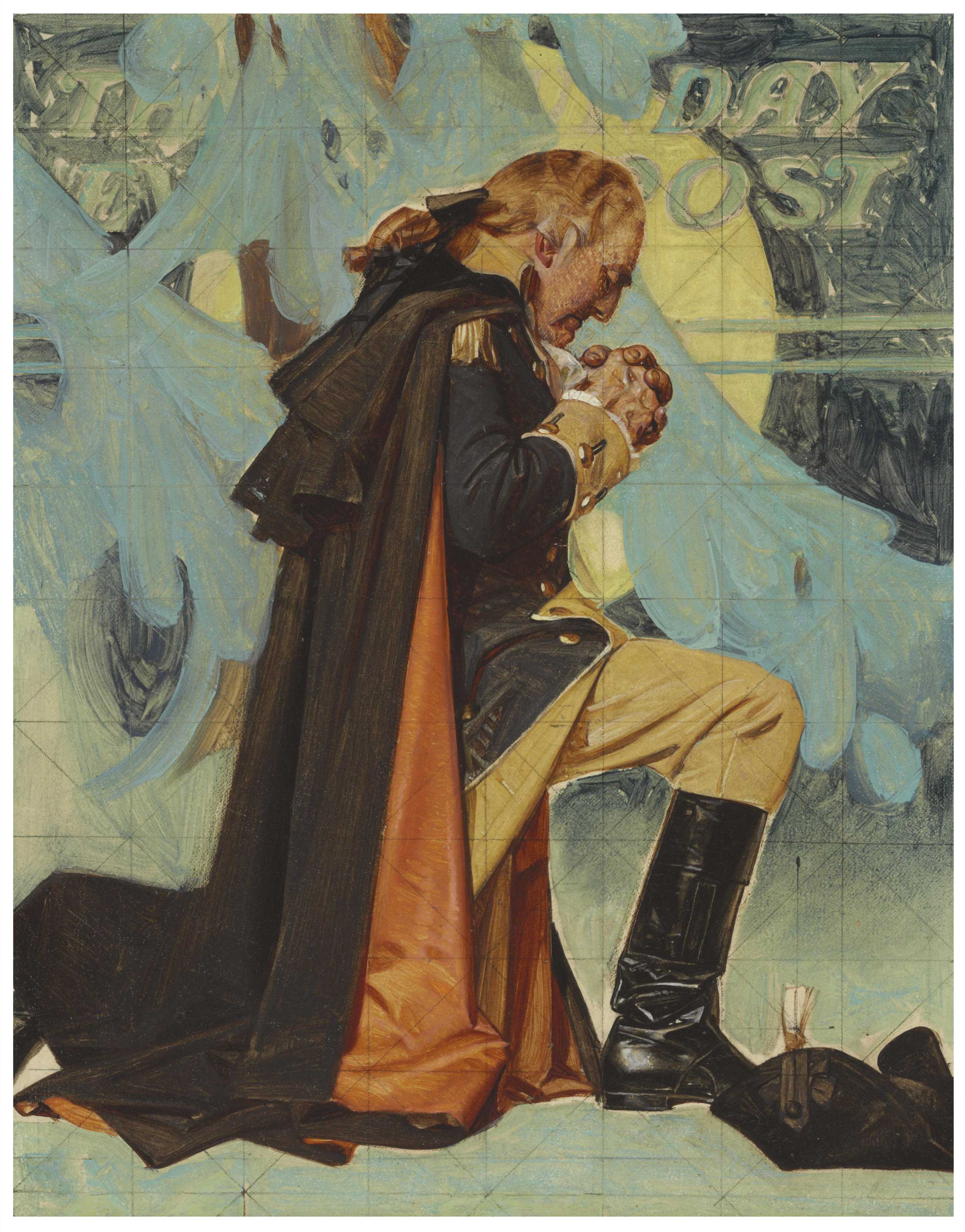 2505x3200 Study - Norman Rockwell Original Painting Prices