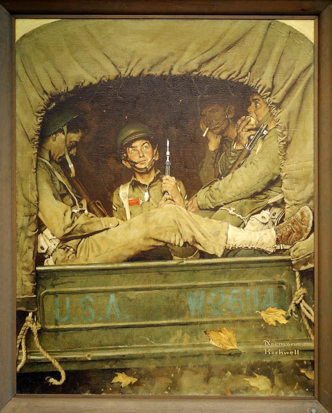 1406x1750 Gardner Distributes Grants From Sale Of Norman Rockwell Painting - Norman Rockwell Original Painting Prices